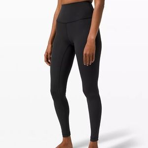 Black lululemon Wunder Under HR Tights - 28” size 4